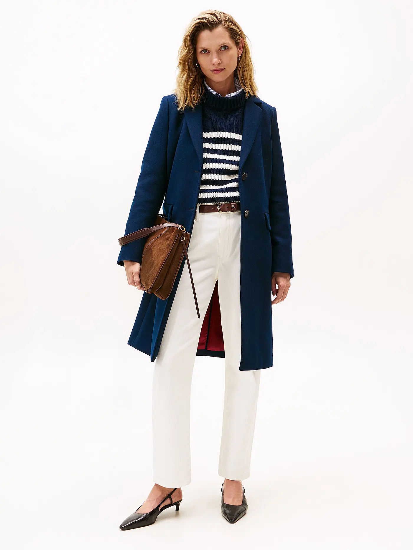 TOMMY HILFIGER | Wollmantel | dunkelblau